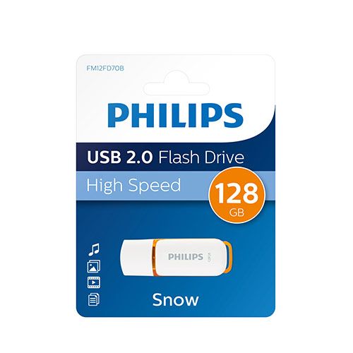 Philips USB 2.0 памет B Snow/Vivid