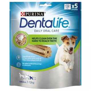 Recompense pentru caini Dentalife Small 115g 7-12kg