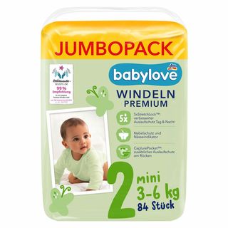 babylove prem scutec jumbo nr2 84 buc