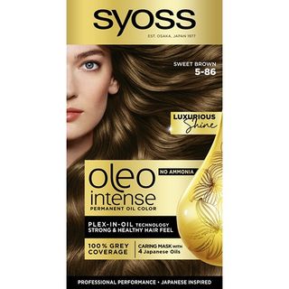 Syoss Color Oleo Intense Vopsea De Par Permanenta 5-86 Saten Incantator