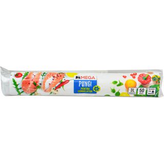 MEGA, Pungi pentru congelator, 3L, 50 buc. (ID 36028)