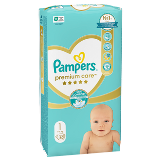 Памперс Премиум Value Pack Новородено 50 Бр-30503