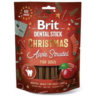 Recompensa pentru caini Brit Care Dog Snack Dental Christmas 250g