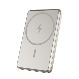 Baterie Externa Wireless Cellara Colectia Magnetic Slim Pd 20w Capacitate 5000 Mah Magsafe 15w - Titanium,CL79028