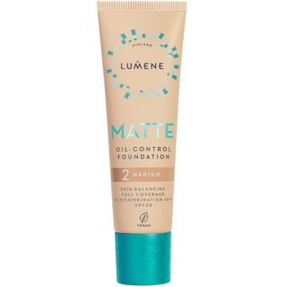 LUMENE MAKE UP puder tečni matte oil control SPF 20 2 medium | 6412600847260
