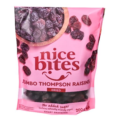 Nice bites Стафиди тъмни джъмбо 200 ГР