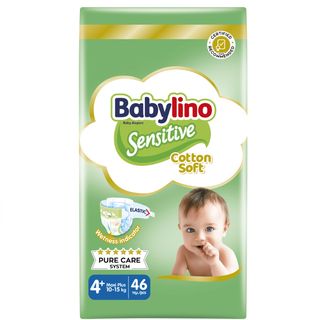 BABYLINO pelene sensitive 46 KOM maxi+ 10-15kg 4+ | 5201263082597