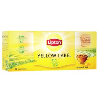 LIPTON Ceai Yellow Label 25x2g