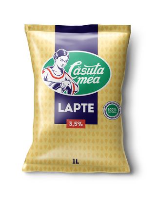 CASUTA MEA Lapte Pasteurizat 3.5%, PE 1L