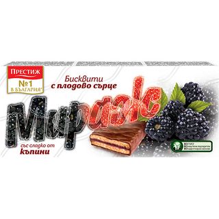 Мираж тунквани бисквити крем къпина 178г / 20663446