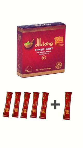 Pachet promo 5+1 Miere Power Honey Diblong 15gr