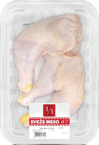 SVEŽE MESO PILEĆI BATAK I KARABATAK GRANIČAR FAMILY PACK MAP