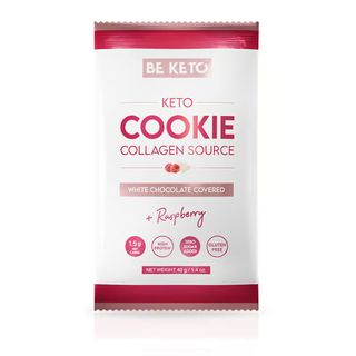 Biscuit Keto – Ciocolata Alba & Zmeura