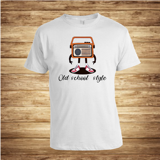 OLD SCHOOL STYLE bijela muška majica t-shirt