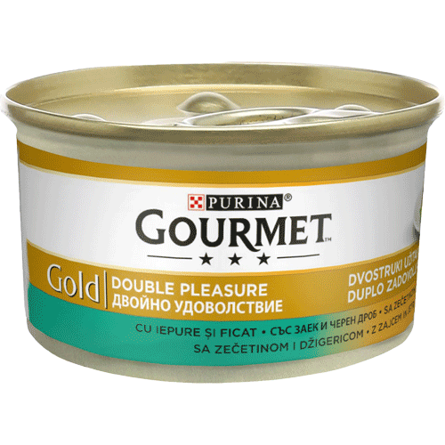Gourmet gold Дв.удоволствие заек/дроб