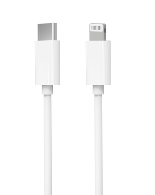 Cablu De Date Cellara Cu Mufa Type C - Lightning 2m - Alb,CL72524