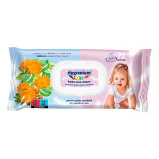 Hygienium baby serv umd galbenele 72buc