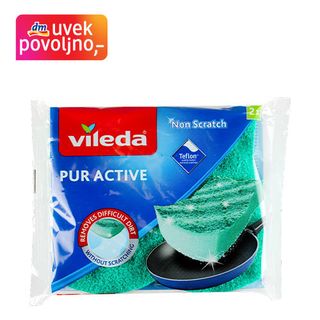 vileda PUR Active sunđer za pranje za sudove 2/1