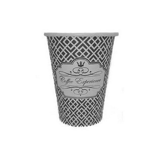 Set pahare si capace de unica folosinta, 20 bucati, 240 ml, carton