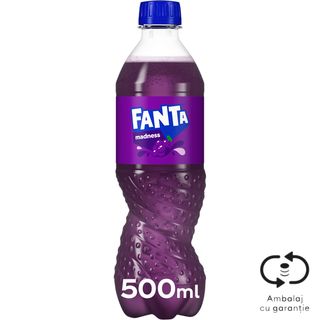Fanta, Bautura racoritoare carbogazoasa cu suc de struguri 0.5L (ID 42777)