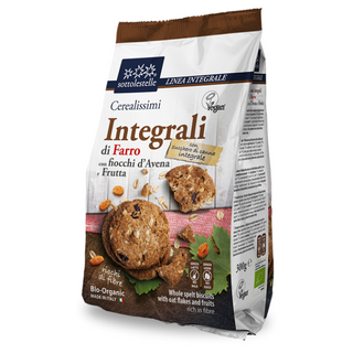 SOTTOLESTELLE organic keks integrale spelta ovas voće 300 GR | 8032454000895