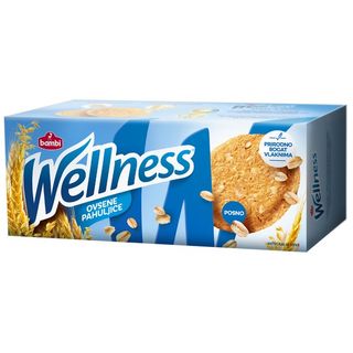 Keks Integralni Ovsene Pahuljice Wellness 210G Bambi