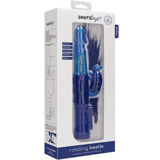 Vibrator Shots Toys »Rotating Beetle« 23 cm - Albastru