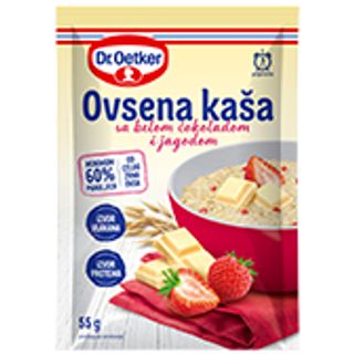 Ovsena kaša bela čokolada jagoda 55g            