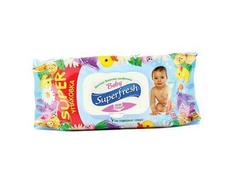 SuperFresh Șervețele Umede pentru copii 120buc