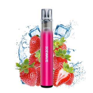 Kit IceWave E1 Plum Pink 1000 pufuri Strawberry Ice 2ml 20mg