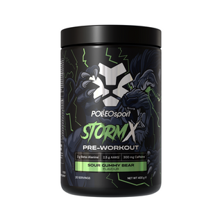 Polleo Sport StormX Pre-Workout, 400 g, Sour Gummy Bear