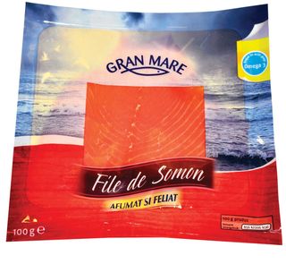 Gran Mare File de somon afumat si feliat 100 g