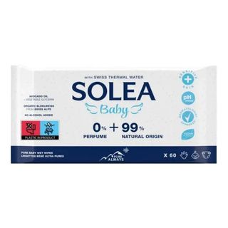 SOLEA baby maramice natural origin 60 KOM | 7613107420652