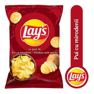 Lay's chipsuri din cartofi cu pui cu mirodenii 125g