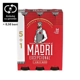 Madri Excepcional Bere Blonda, Sticla 6X0.33L (5+1)