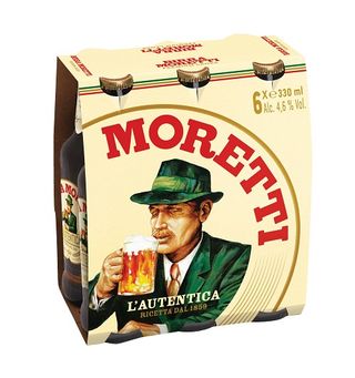 Birra moretti bere 4,6%alcool 6x330 ml