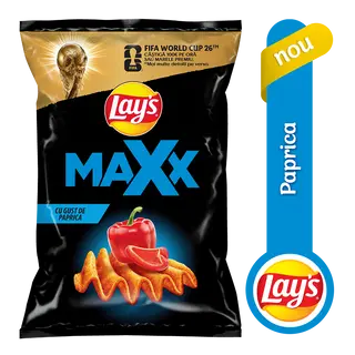 Chipsuri cu paprika Lay's Maxx, 115 g