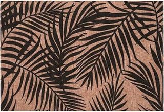 Podmetač za sto Palm 45x30cm braon-crni Secret de Gourmet 160631A
