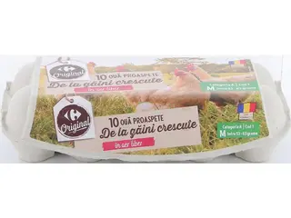 Oua M cod1-aer liber Carrefour Original 10 bucati