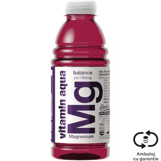 Vitamin Aqua, Bautura cu vitamine Mg Balance pere si afine 600ml (ID 41936)