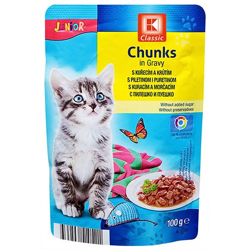 K-Classic Пауч за котки пиле и пуйка