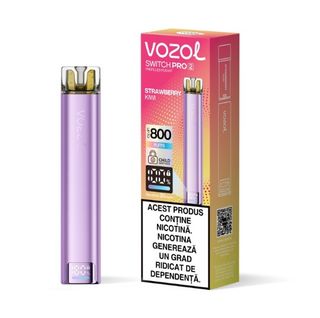 Narghilea electronica reincarcabila-  SWITCH PRO 2 STRAWBERRY KIWI    2%nicotina