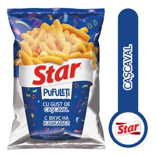 Star Snacks Pufuleti aroma cascaval 80 g