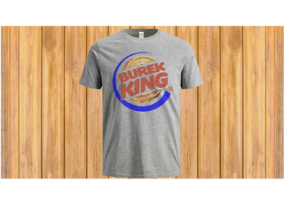 BUREK KING siva muška majica t-shirt