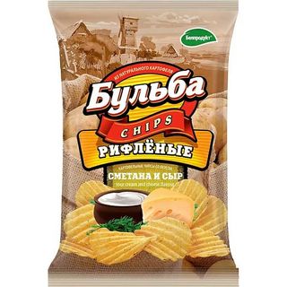 БУЛЬБА Chips smantana si cascaval 75g