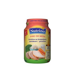 NUTRINO ĆURETINA, BROKOLI, PAVLAKA I PIRINAČ 190G -27456
