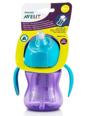 AVENT magična šolja sa slamčicom ljubičasta 12m+ 200 ML | 8710103781912