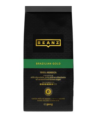 Cafea boabe Beanz Brazilian Gold, 500 g