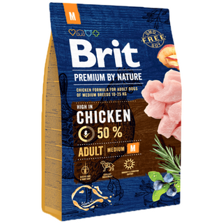 Hrana uscata Brit Premium by Nature Adult M 3 Kg