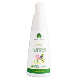 Șampon cu extracte de Salvie, ulei de Eucalipt și ulei de cânepă 300 ml